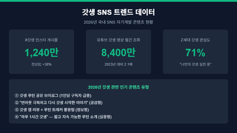 갓생 번아웃 함정 극복 방법