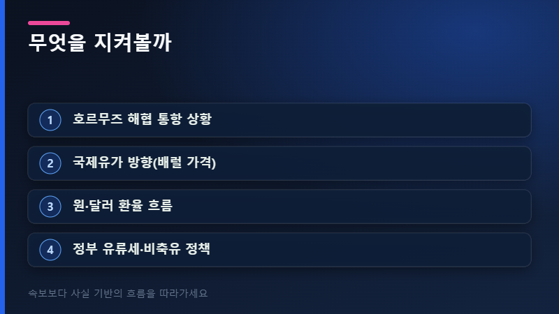 지켜볼 체크포인트