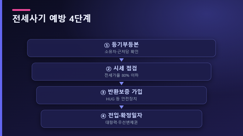 전세사기 예방 4단계