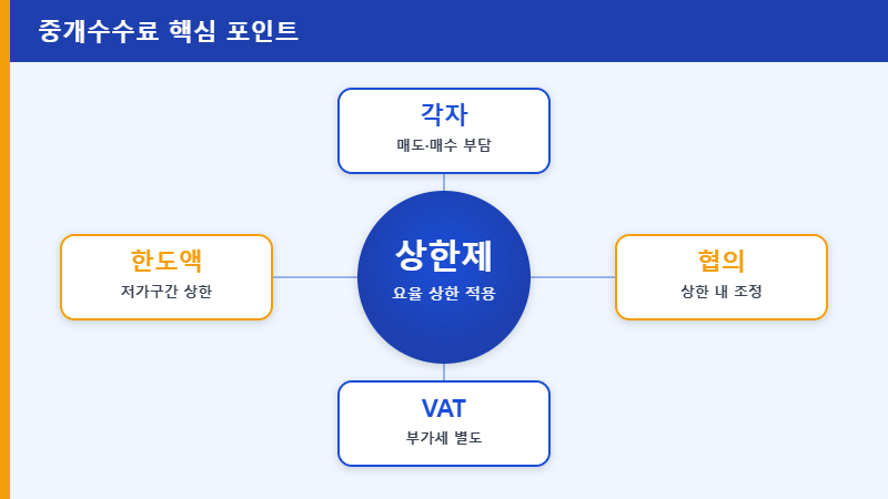 중개수수료 핵심 포인트