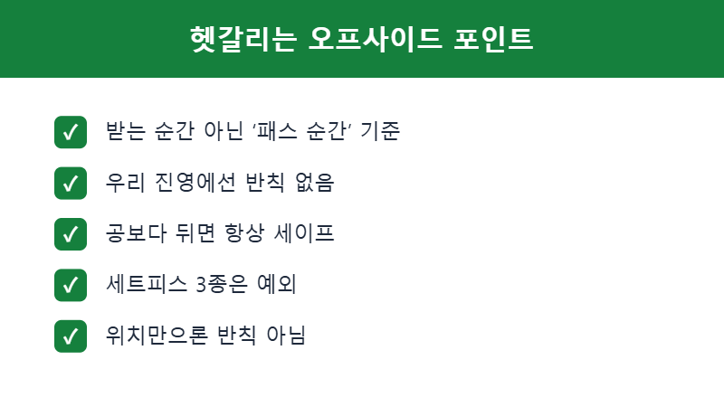 헷갈리는 포인트 체크리스트