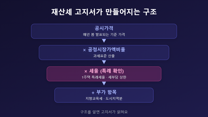 재산세 계산 구조 플로우