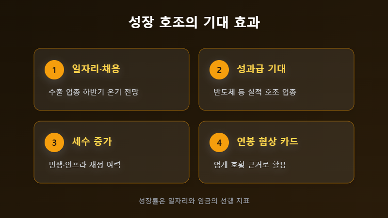성장 호조 기대 효과 정리