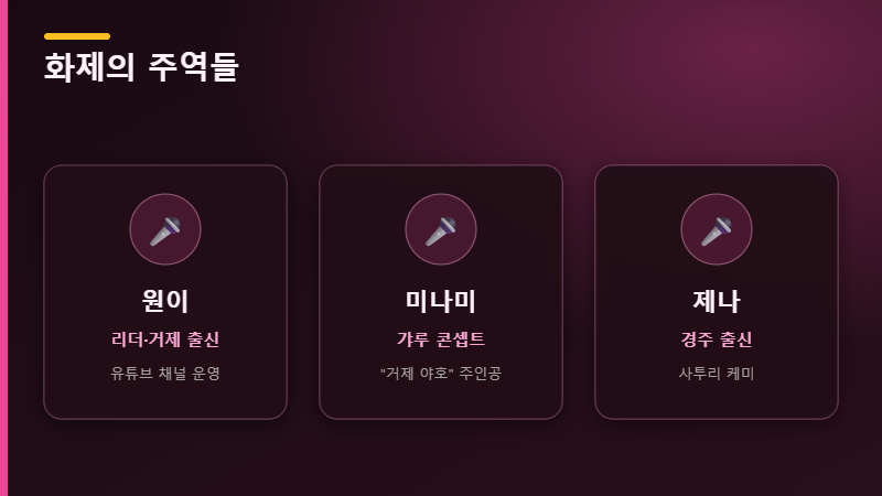 리센느 멤버 원이 미나미 제나