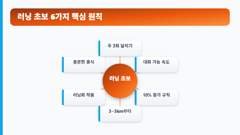 러닝 초보 핵심 원칙 정리