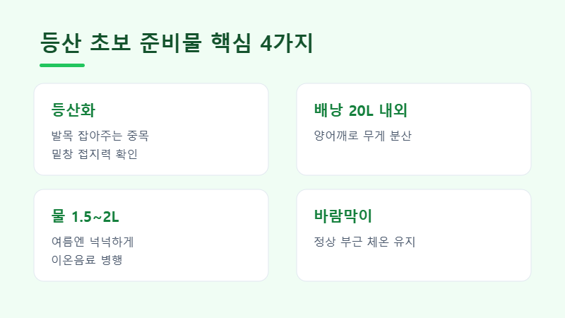 등산 초보